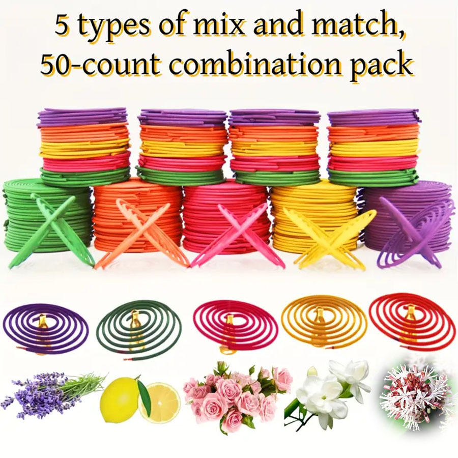Uv Inhibitor Candle - 50 sztuk różdżek zapachowych o mieszanym