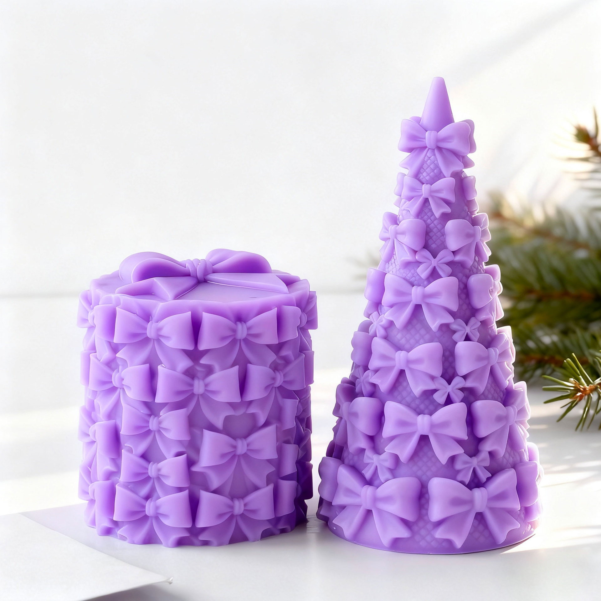 Xmas Candle Making - Forma silikonowa 3D w kształcie muchy,