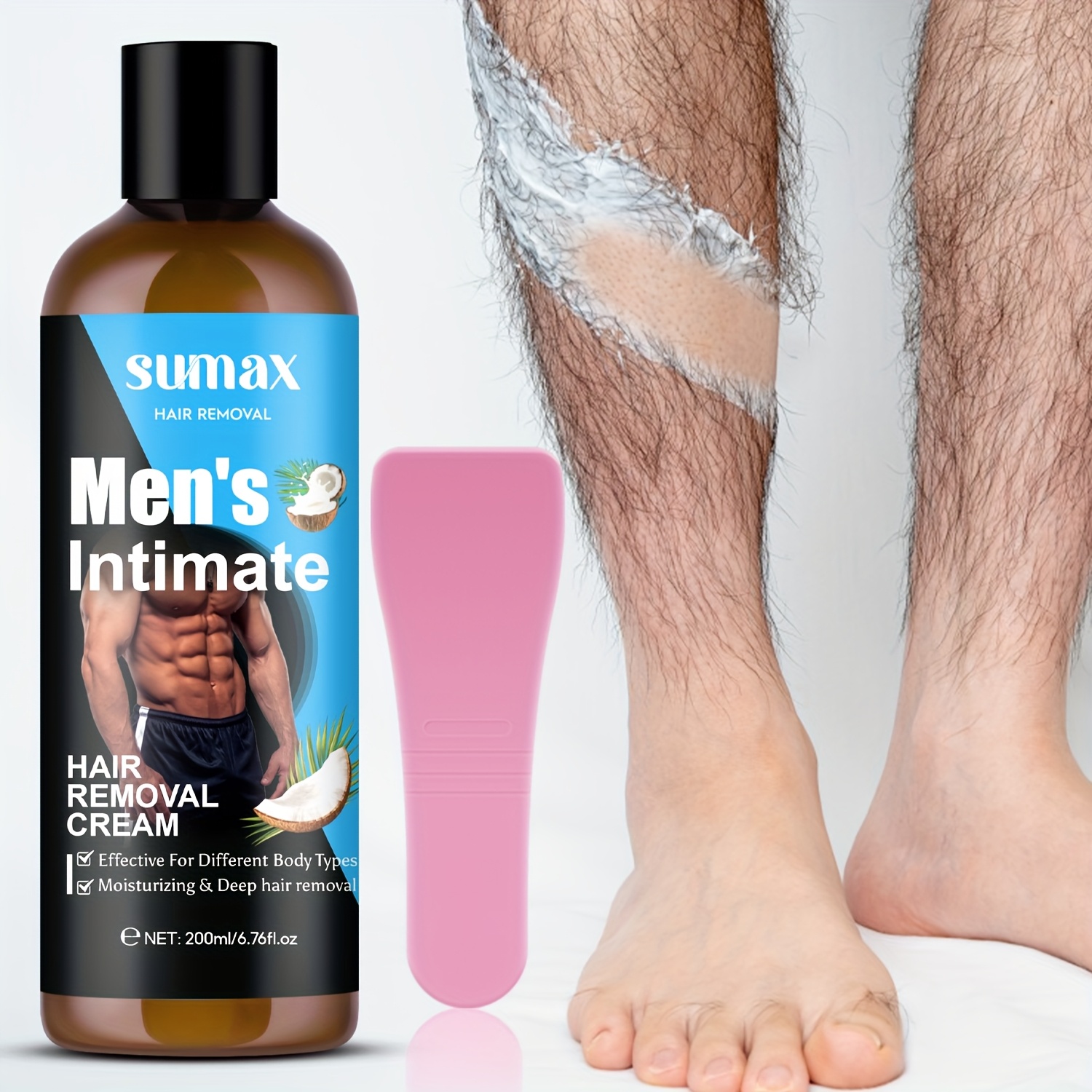 Coconut Wax Flake - Krem do depilacji dla mężczyzn z