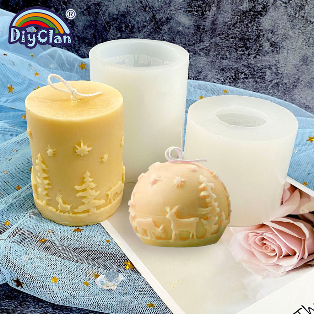 Xmas Candle Making - Świąteczna forma do robienia świec Epoksydowa