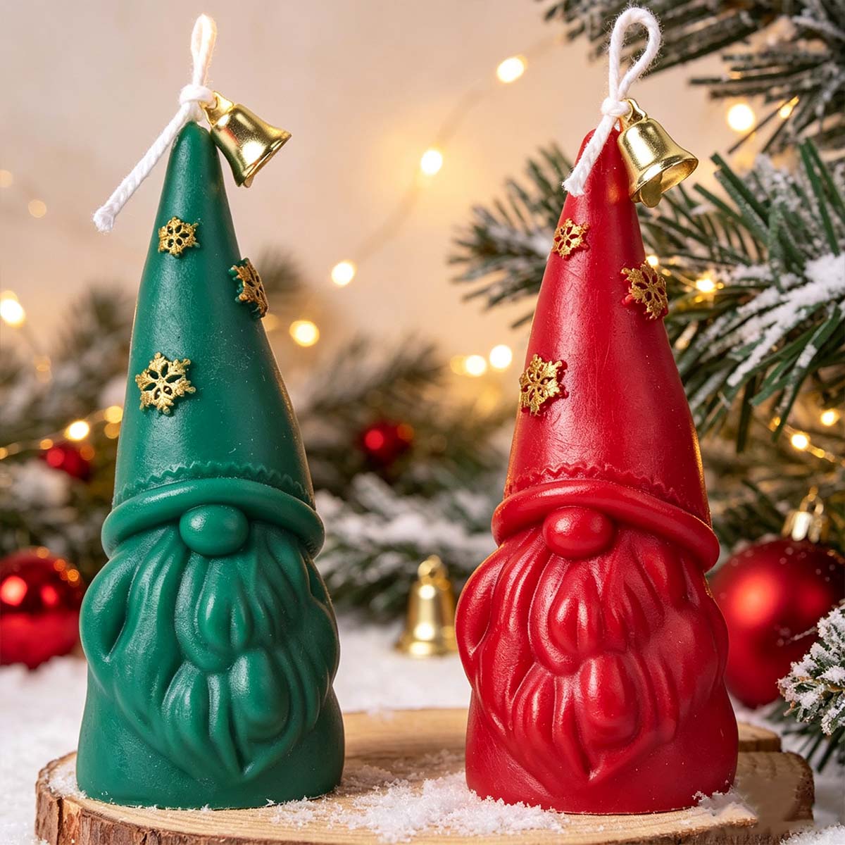 Xmas Candle Making - Forma silikonowa na ozdoby świąteczne DIY,