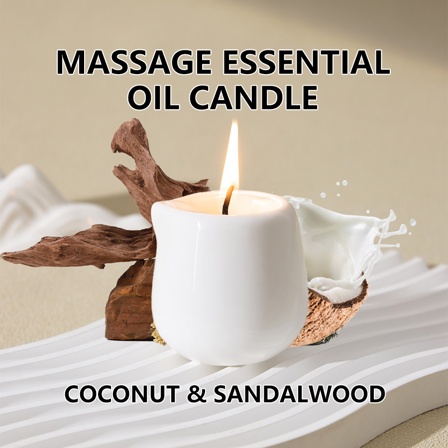 Coconut Wax Flake - Naturalna świeca do masażu o owocowym