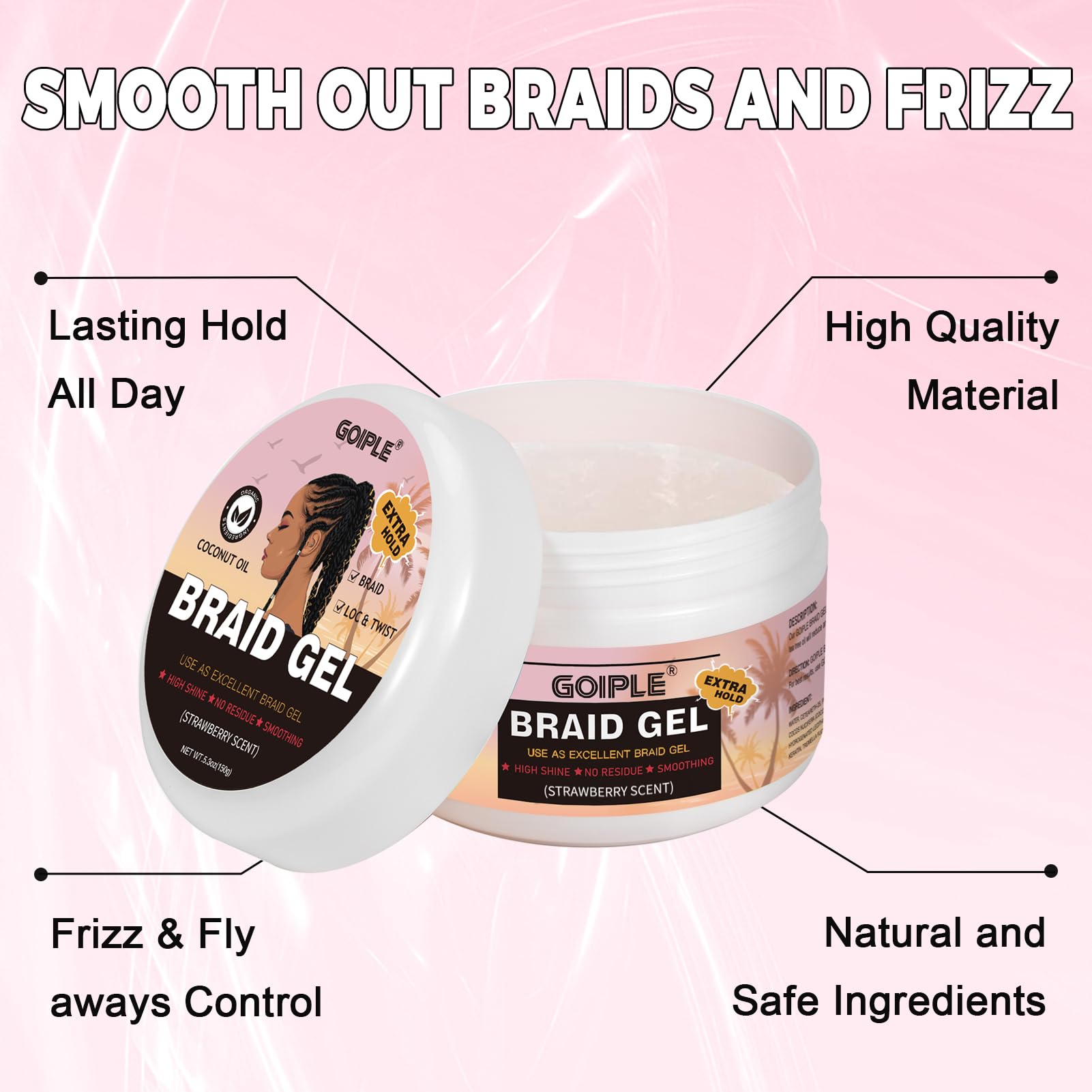 GOIPLE 5.3oz Strawberry Scent  – Coconut Wax Flake recenzja i cena