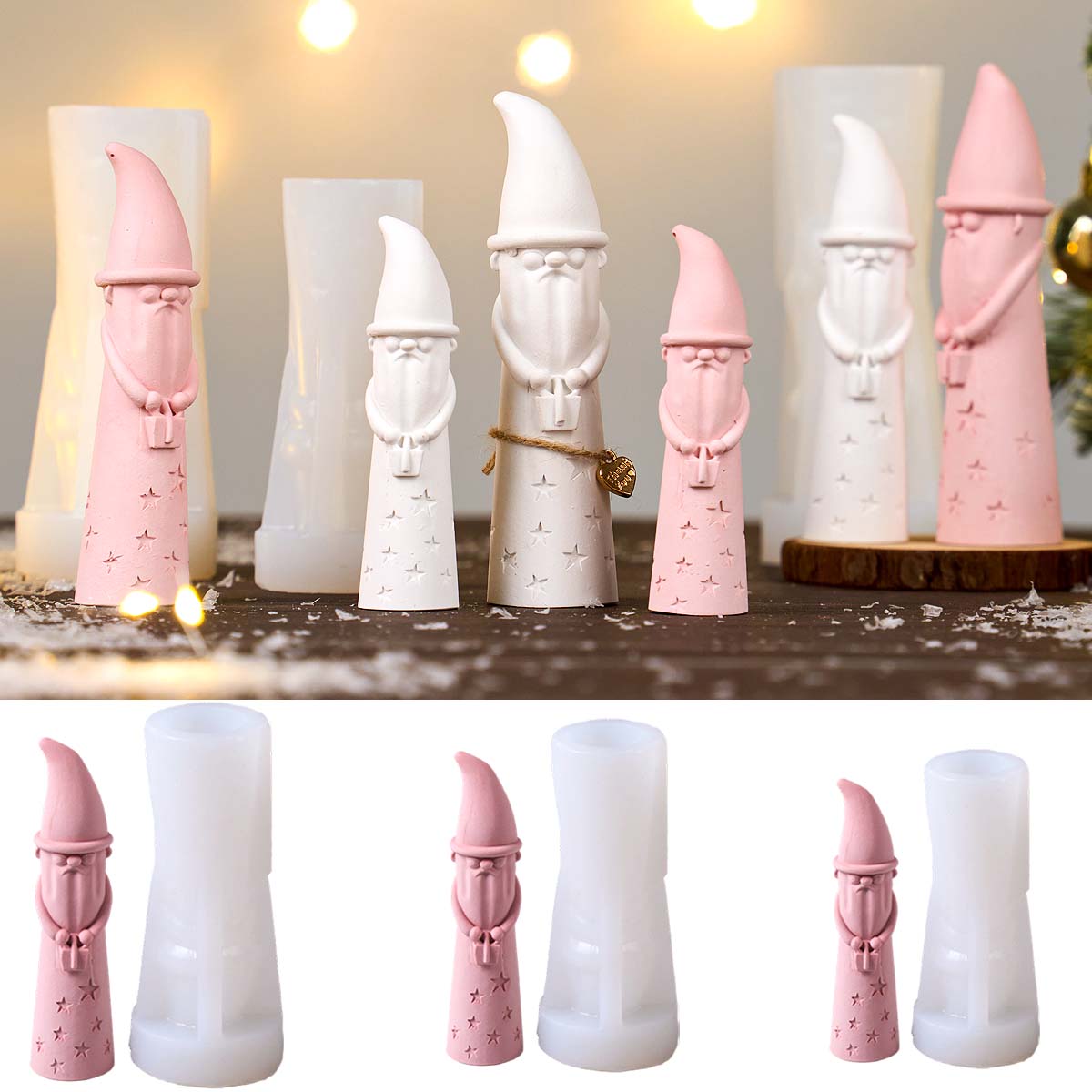 Forma silikonowa na ozdoby świ – Xmas Candle Making recenzja i cena