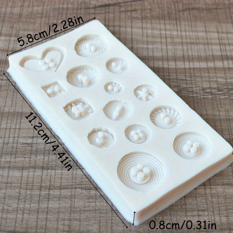 Forma silikonowa do guzików, f – Candle Making Accessories recenzja i cena