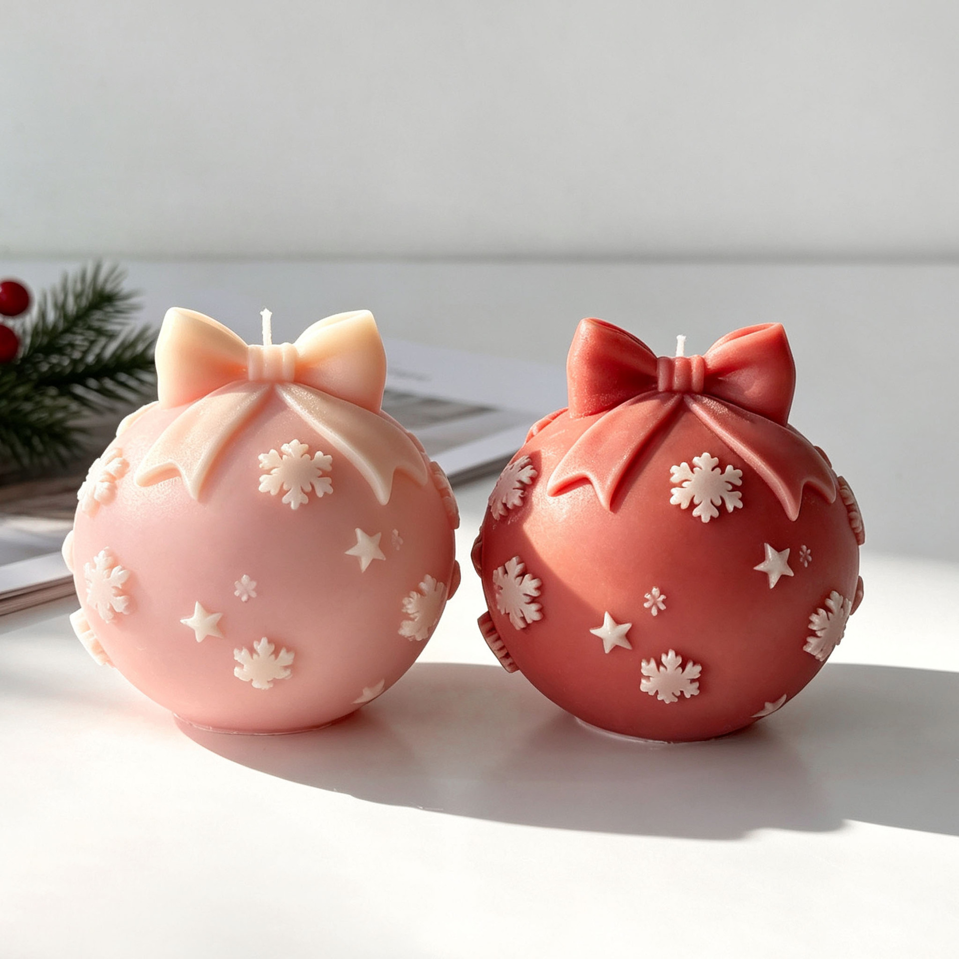 Forma silikonowa DIY na kulki  – Xmas Candle Making recenzja i cena