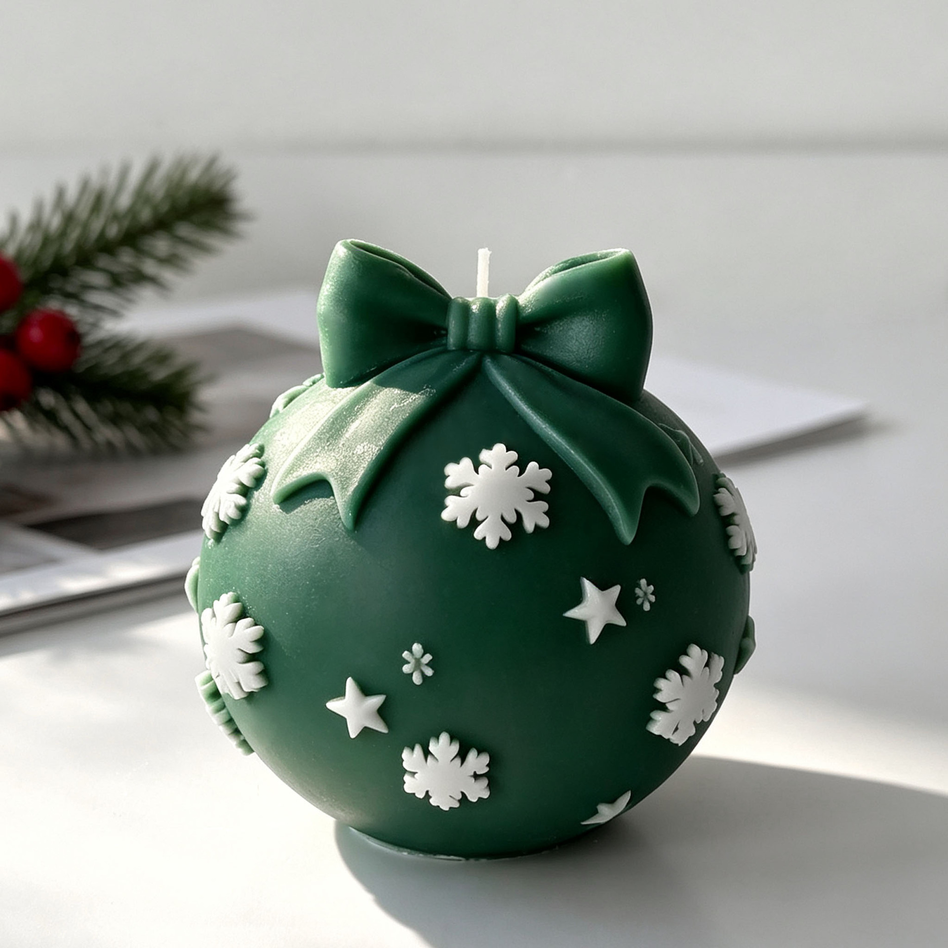Forma silikonowa DIY na kulki  – Xmas Candle Making recenzja i cena