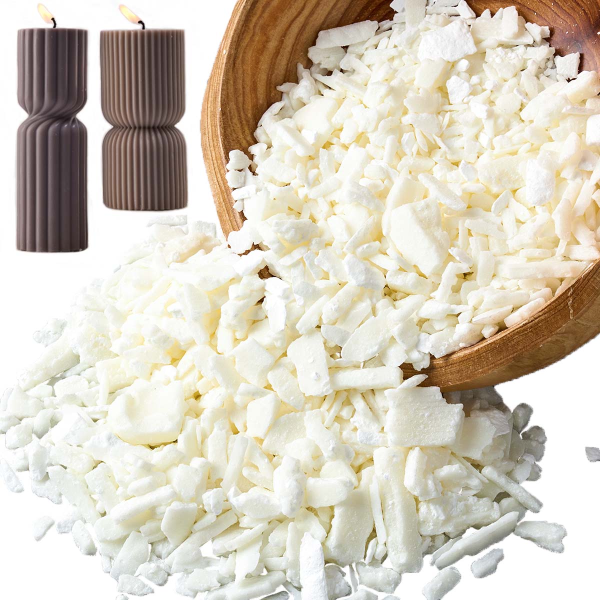 1-punktowy czysty biały wosk s – Candle Making Accessories recenzja i cena