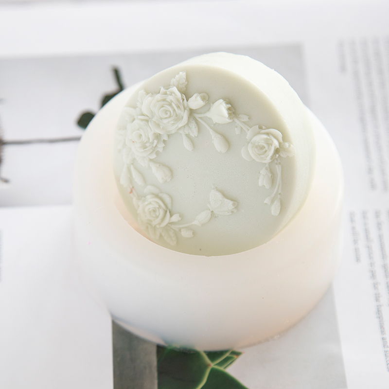 Okrągły kształt Kwiat róży Ręc – Candle Making Jelly recenzja i cena