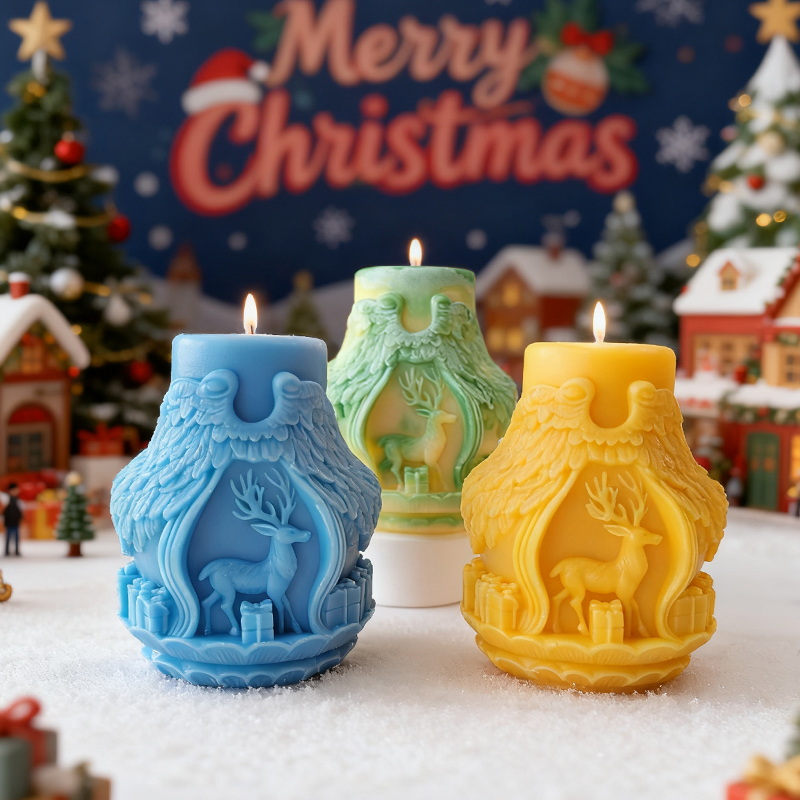 Forma silikonowa DIY na świąte – Xmas Candle Making recenzja i cena
