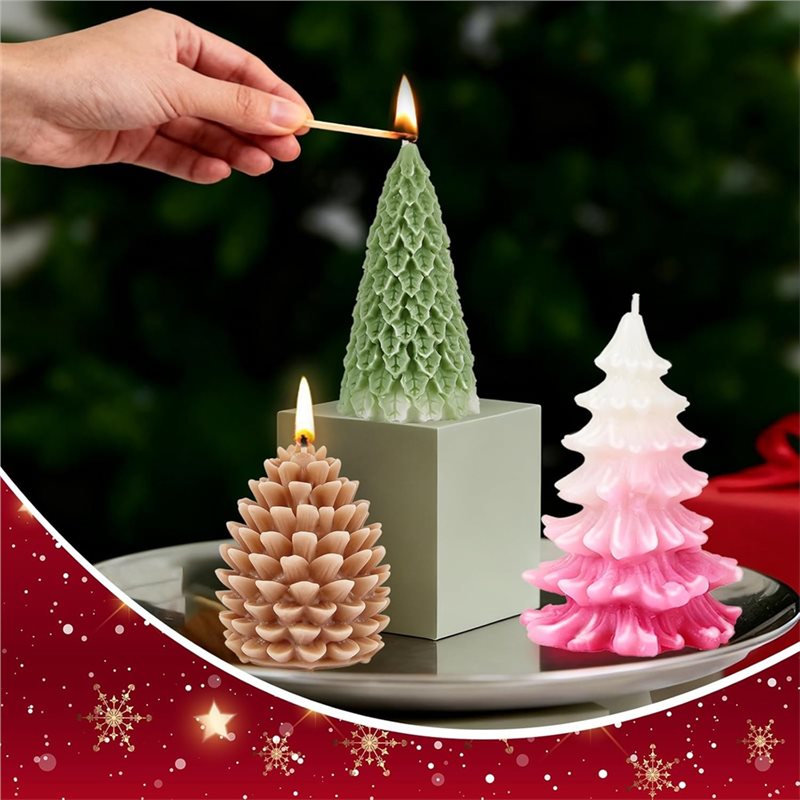 Formy silikonowe świąteczne, f – Xmas Candle Making recenzja i cena