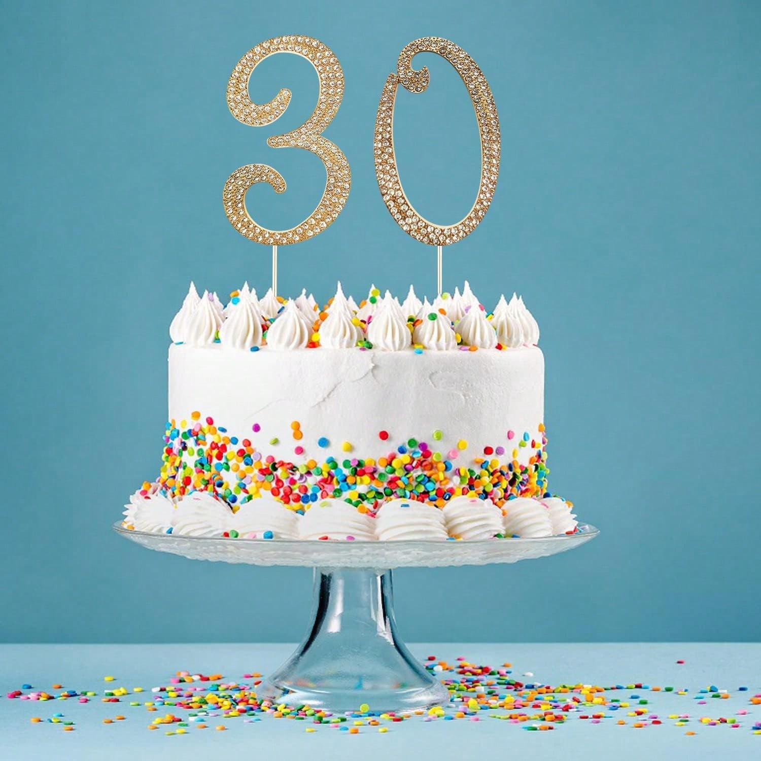 Duży złoty topper na tort z cy – Candle Making Accessories recenzja i cena
