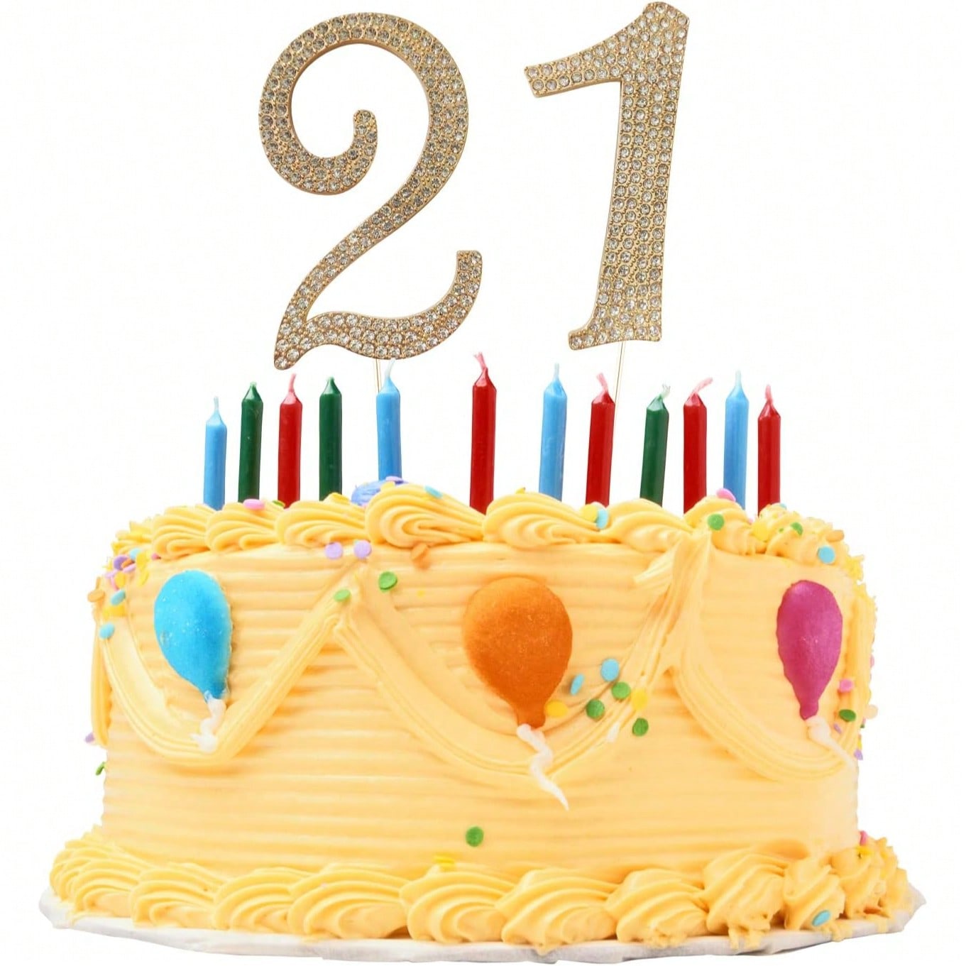Duży złoty topper na tort z cy – Candle Making Accessories recenzja i cena