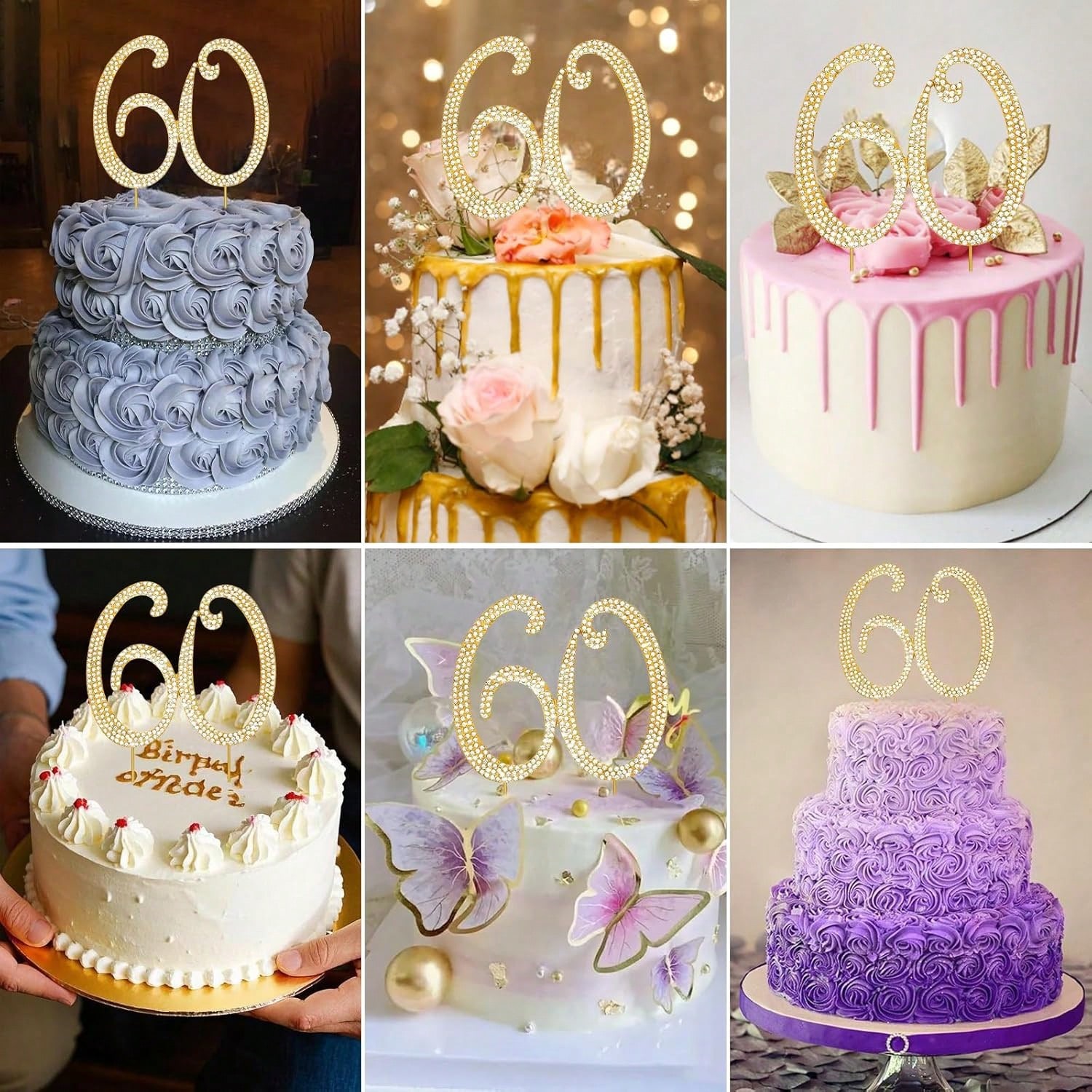 Duży złoty topper na tort z cy – Candle Making Accessories recenzja i cena