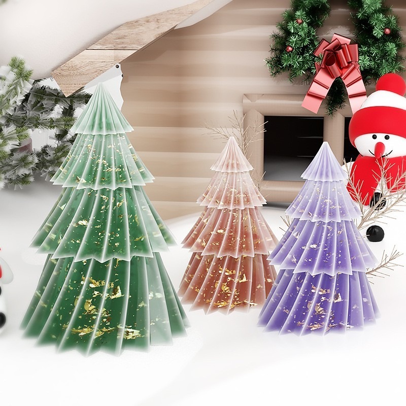 2 rozmiary: silikonowe formy 3 – Xmas Candle Making recenzja i cena