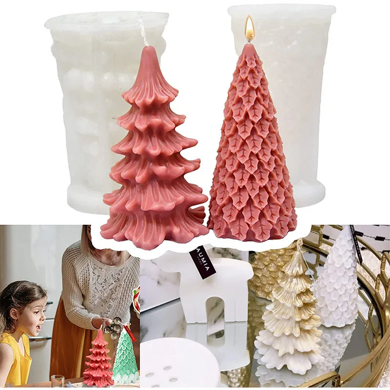 3D Tree Shaped Candle Silicone – Xmas Candle Making recenzja i cena