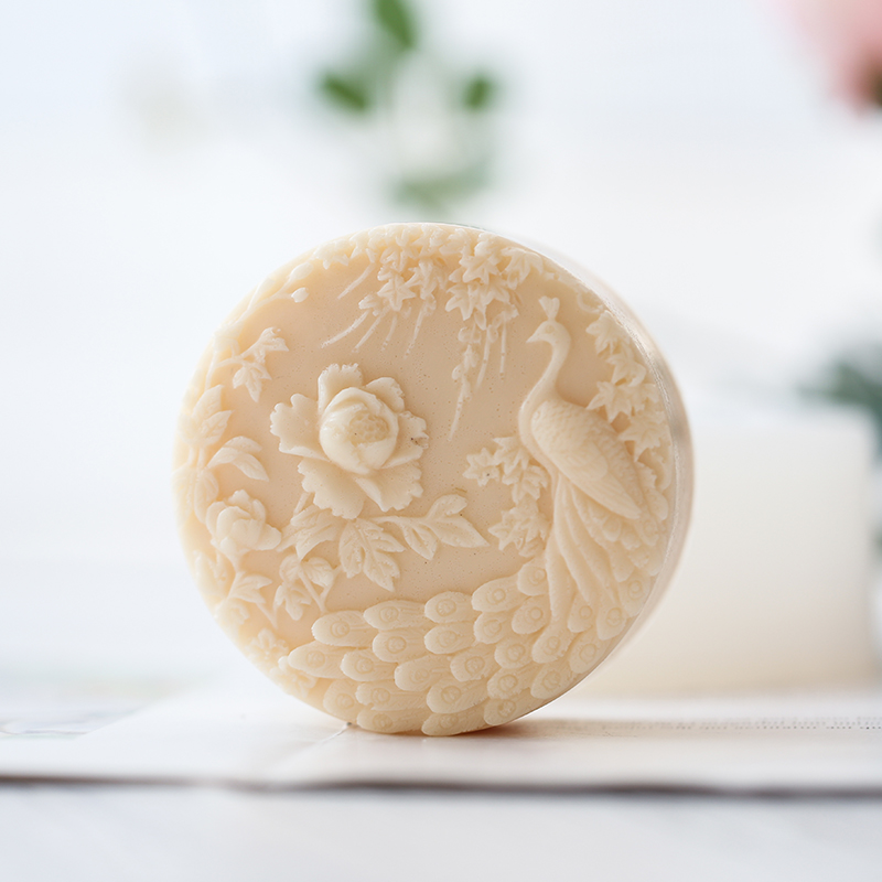 Kwiat pawia wzór silikonowe fo – Candle Making Accessories recenzja i cena