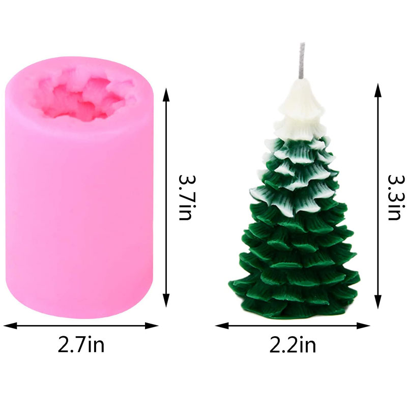 Forma silikonowa 3D choinka na – Xmas Candle Making recenzja i cena